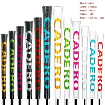 10шт Мужские стандартные грипсы CADERO для гольфа 10 цветов, противоскользящие и устойчивые грипсы для гольфа / деревянные грипсы, прозрачная клюшка для клюшек