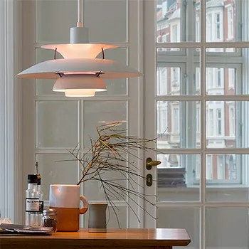 Скандинавский стиль PH5 Light Датская Творческая Личность Гостиная Спальня Кабинет Минималистичный Современный Ресторан Бар Подвесной светильник