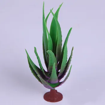 12-сантиметровая имитационная модель песочного столика из пластика, подходящего по цвету к растениям алоэ, украшение ландшафта.