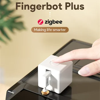 Aubess Tuya Zigbee Bluetooth Fingerbot Plus робот-кнопочный переключатель Bot Умный дом Работает с приложением Alexa Google Home Smart Life