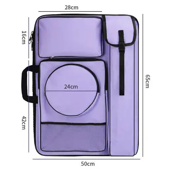 Сумка для фотографий 4K8K, сумка для рисования на двух плечах, многофункциональная сумка для хранения большой емкости для студентов-искусствоведов.