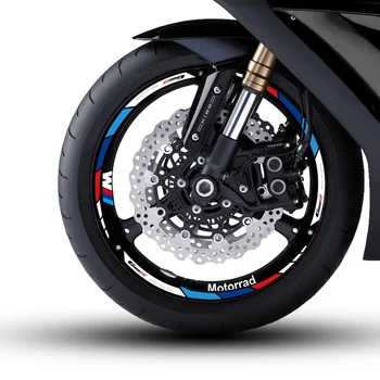 Для BMW C400GT Новая высококачественная наклейка на колесо мотоцикла со светоотражающим ободом в полоску