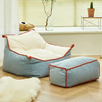 Роскошный портативный ленивый диван-оттоманка В европейском стиле, удобный современный ленивый диван Для спальни, минималистичная мебель для дома Woonkamer Banken