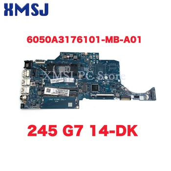 6050A3176101-MB-A01 Материнская плата для ноутбука HP 245 G7 14-DK Материнская плата Процессор: YM3250 R3-3250U UMA L86471-601 L86471-001 DDR4 Тест В порядке
