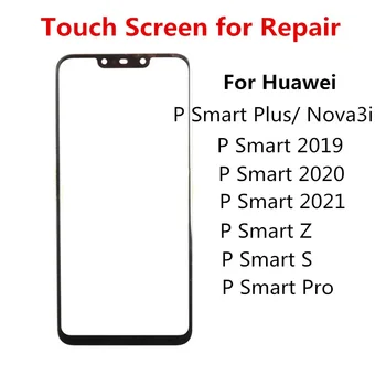 Внешний Экран Для Huawei Nova 3I P Smart 2019 2020 2021 Plus Pro S Z Передняя Сенсорная Панель ЖК-Дисплей Стеклянная Крышка Запчасти Для Ремонта Объектива
