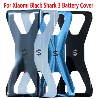 Оригинальная Новинка Для Xiaomi Black Shark 3 Shark3 Pro Задняя Крышка Батарейного Отсека Стеклянная Панель Двери Заднего Корпуса Shark3 Pro с Клеем