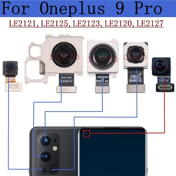 Модуль Задней Фронтальной камеры Для Oneplus 9 Pro 9pro Оригинальная Основная Широкоформатная Телеобъективная камера Ultrawide в сборе Flex