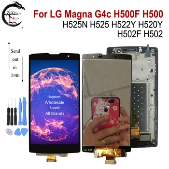 ЖК-Дисплей С Рамкой Для LG Magna G4c H500F H500 H525N H525 H522Y H520Y H502F H502 ЖК-Дисплей С Сенсорной Панелью Дигитайзер В Сборе