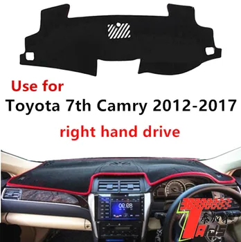 Высококачественная заводская замшевая крышка приборной панели TAIJS для Toyota 7th Camry 2012-2017, хит продаж, Правосторонний привод, хит продаж