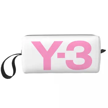 Розовая косметичка Y-3, косметичка для мужчин и женщин, Yohji Yamamoto, сумки для туалетных принадлежностей, органайзер для аксессуаров