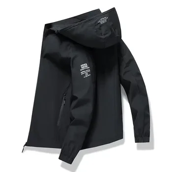 2023 Осенняя куртка мужская водонепроницаемая теплая ветровка повседневная спортивная куртка уличное пальто