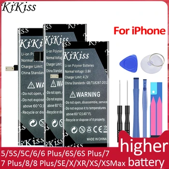 Аккумулятор для телефона iPhone 6S, 6, 7, 8 Plus, 5S, 5, SE, 6plus, 7plus, 8plus Сменный Bateria