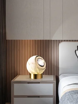 прикроватная лампа бар кабинет светодиодная настольная лампа современный минималистичный стиль декоративной настольной лампы