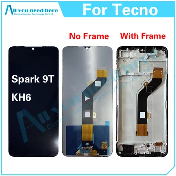 100% Тест на ЖК-дисплей Tecno Spark 9T KH6, сенсорный экран, дигитайзер, сборка, Замена запчастей