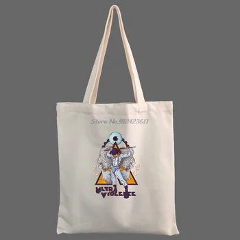 Заводной апельсин Alex Droogs Ultraviolence Kubrik Korova Harajuku Холщовая сумка для покупок женская сумка-тоут через плечо