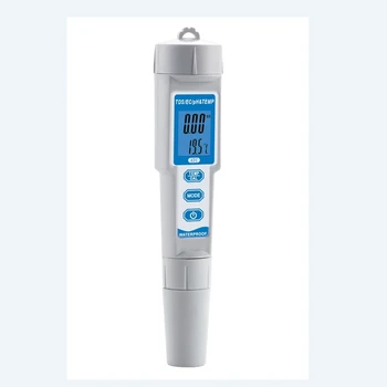 PH-3508 Водонепроницаемые Измерители Температуры pH/EC/TDS Цифровой Монитор Качества Воды для Бассейнов, Аквариумов С Питьевой Водой 4в1