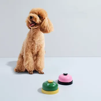 Новая обучающая игрушка для домашних животных под названием Dinner Little Bell Footprint Ring Игрушка для собак Плюшевая собака Звонок для домашних животных Кошка Собака Универсальный колокольчик
