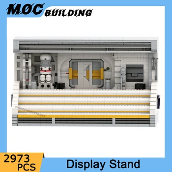 MOC Classic Movie Scene Model Display Stand Коллекция Строительных Блоков Витрина DIY Assembly Brick Игрушки Для взрослых Креативный Рождественский Подарок