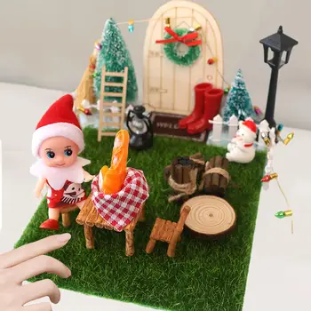 28 шт. рождественские миниатюрные декорации для архитектурных проектов 