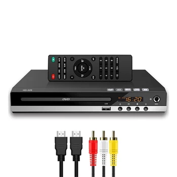 DVD-плеер для телевизора с AV-выходом, домашний SVCD-плеер, CD-RW-плеер для всего региона для домашней стереосистемы