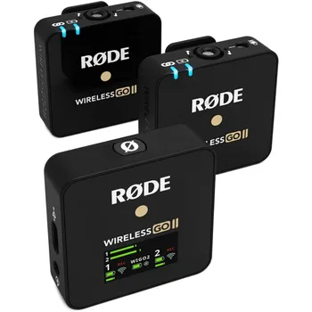 Двухканальная беспроводная система RØDE Wireless Go II со встроенными микрофонами с аналоговым и цифровым USB-выходами