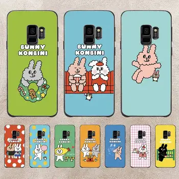 Чехол для телефона с милым Кроликом Samsung Galaxy A51 A50 A71 A21s A31 A41 A10 A20 A70 A30 A22 A02s A13 A53 5G Cover Coque