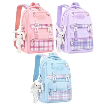 Эстетичный рюкзак для японских девушек, Милые школьные сумки для студентов-подростков, Карманы для девочек, Женский рюкзак для ноутбука, рюкзак для девочек