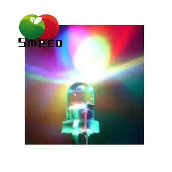 20 штук светодиодов, светоизлучающих трубок, разноцветных лампочек, светодиодных фонарей, диаметр 5 мм, длина ножек F5, 24-26 мм, быстрый