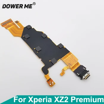 Dower Me USB разъем Type-c Зарядное устройство Порт зарядки Гибкий кабель для Sony Xperia XZ2 Premium H8166 XZ2P Plus 5,8 