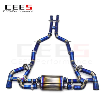 CEES Performance Титановый Глушитель Выхлопной Трубы Escape Catback Выхлопная Система Для Mercedes-Benz AMG GT/GTS (C190) 4.0T2014-2023