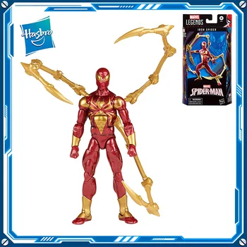 В наличии на складе Hasbro Marvel Legends Человек-паук ЖЕЛЕЗНЫЙ паук 6 дюймов ПВХ Аниме Фигурки, модели игрушек