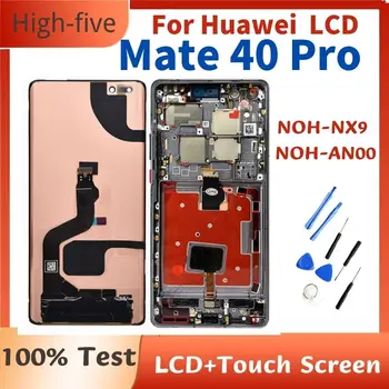 100% Оригинал Для Huawei Mate 40 Pro ЖК-дисплей С Сенсорным Экраном Digitizer В Сборе Замена Для Mate40Pro NOH-NX9 NOH-AN00 Экран