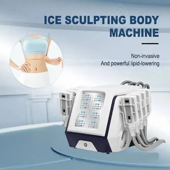 Новая машина для похудения с 8 подушечками Diamond Ice Sculpture Холодного замораживания жира 360-градусная машина для скульптуры тела Beauty Slimming Machine