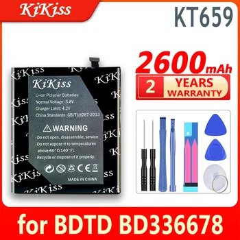  Аккумулятор KiKiss KT659 2600 мАч для BDTD BD336678 Bateria