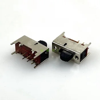 2ШТ. тумблер 6-контактный 2-позиционный 2 передачи Двухрядный встроенный вертикальный маленький микропереключатель питания
