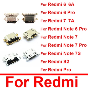 Зарядный USB-Штекер Порт Для Xiaomi Redmi Note S2 6 6A 7 7A 7S Pro USB-Разъем Дата Синхронизации Зарядное Устройство Док-Станция Гибкий Кабель Запчасти Для Ремонта