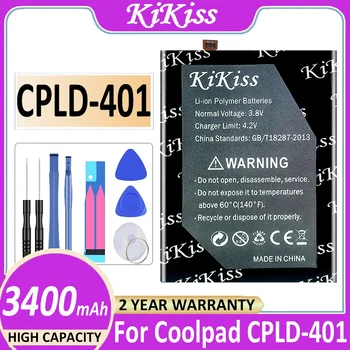  Аккумулятор KiKiss CPLD401 3400 мАч для аккумуляторов Coolpad CPLD-401 CPLD 401