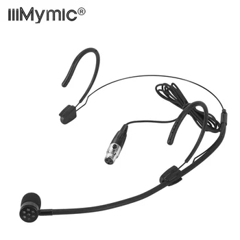 iiimymic Однонаправленный Черный Микрофон Для Гарнитуры 3-Контактный XLR TA3F Поющий Головной Микрофон Для Беспроводной Системы BodyPack AKG Samson