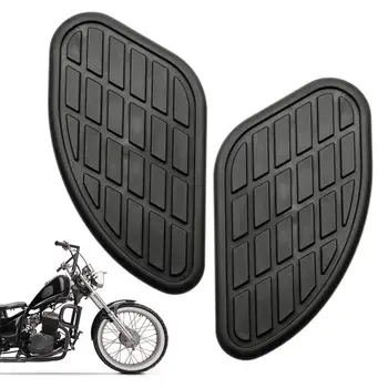 Универсальная накладка на топливный бак мотоцикла, боковая наклейка на бензобак, защита для захвата колена, винтажные боковые панели для большинства мотоциклов