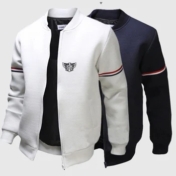 Jinyi GL 1500 2023 мужская повседневная летная куртка, спортивная куртка на молнии с принтом, круглый вырез, уличная одежда с длинным рукавом