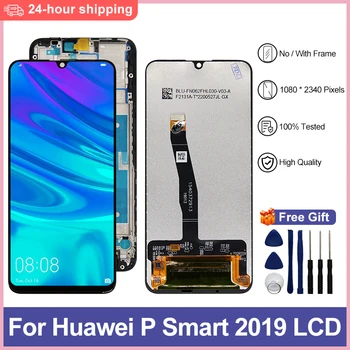 ВЫБОР для Huawei P Smart 2019, ЖК-дисплей, сенсорный дигитайзер, запасные части, дисплей P Smart 2019 для POT-LX1 L21 LX3