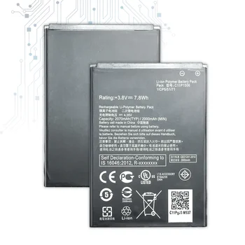 Для ASUS 2070mAh C11P1506 Аккумулятор Для ASUS Live G500TG ZC500TG Z00VD ZenFone Go 5,5-Дюймовый Телефон Новейшего производства Batteria