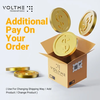 VOLTME дополнительно оплачивает ваш заказ (используйте для изменения способа доставки / добавления товара /Смены товара)