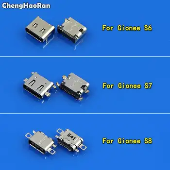 ChengHaoRan Для Gionee S6 S7 S8 GN9010 GN9006 GN9011 W909 Разъем Micro USB Порт Зарядки Розетка для передачи данных Type-C Гнездовой разъем