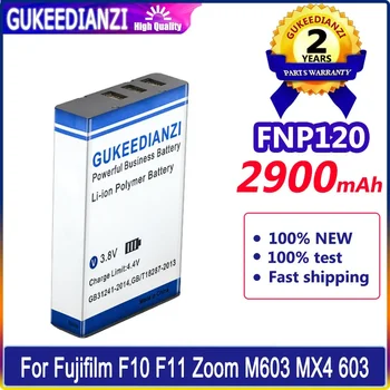 Аккумулятор GUKEEDIANZI FNP120 (M603) 2900 мАч Для Fujifilm FinePix F10 F11 Zoom M603 MX4 603 Batteria