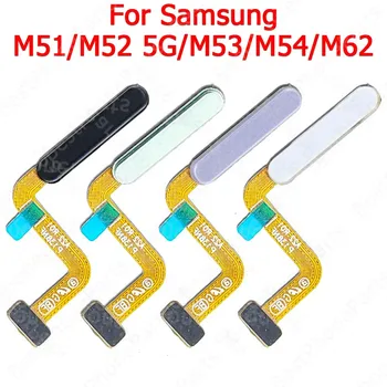 Новый сканер отпечатков пальцев для Samsung Galaxy M54 M62 5G M51 M52 M53, датчик отпечатков пальцев, Гибкий кабель, Запасные части