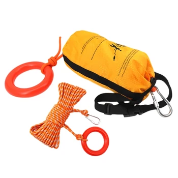 Светоотражающая веревка с сумкой для спасения на воде, спасательные веревки для плавания по воде, катание на лодках, каяках, подледная рыбалка