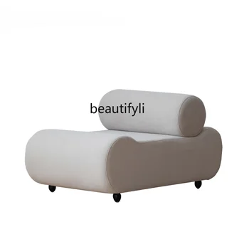 Одноместный модульный диван из ткани средневековья Creative Lazy Sofa Можно комбинировать