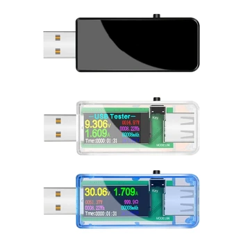 K1KA Цифровой USB-измеритель тока Тестер Измерение Анализ Цветной дисплей Вольтметр Амперметр
