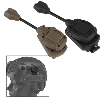 Светодиодный тактический маяк для шлема OpsCore ARC Rail Mpls Switch Module Lighting Двухсистемный фонарик для страйкбольного шлема